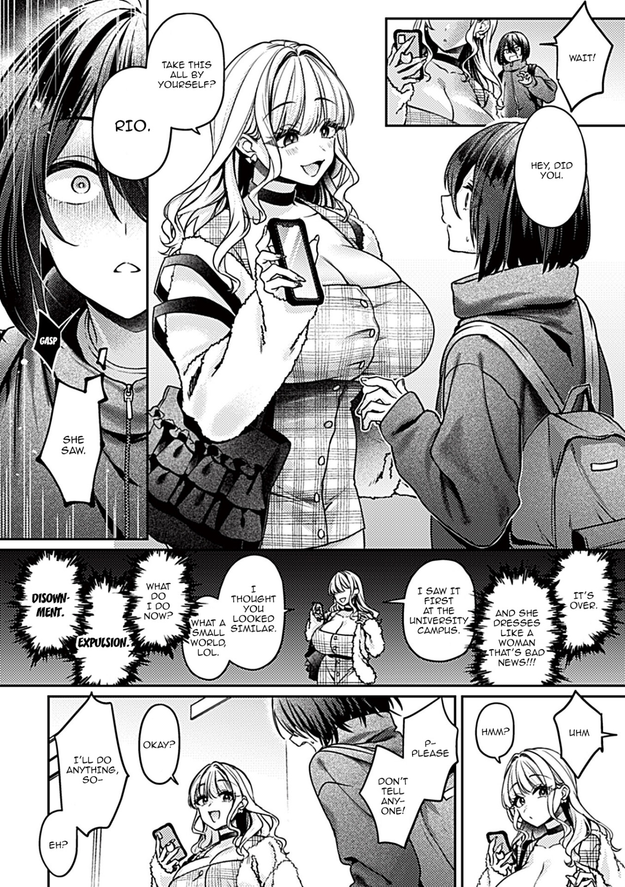 hentai manga A Forceful Gyaru\'s Shy Man Raising Project 1-2